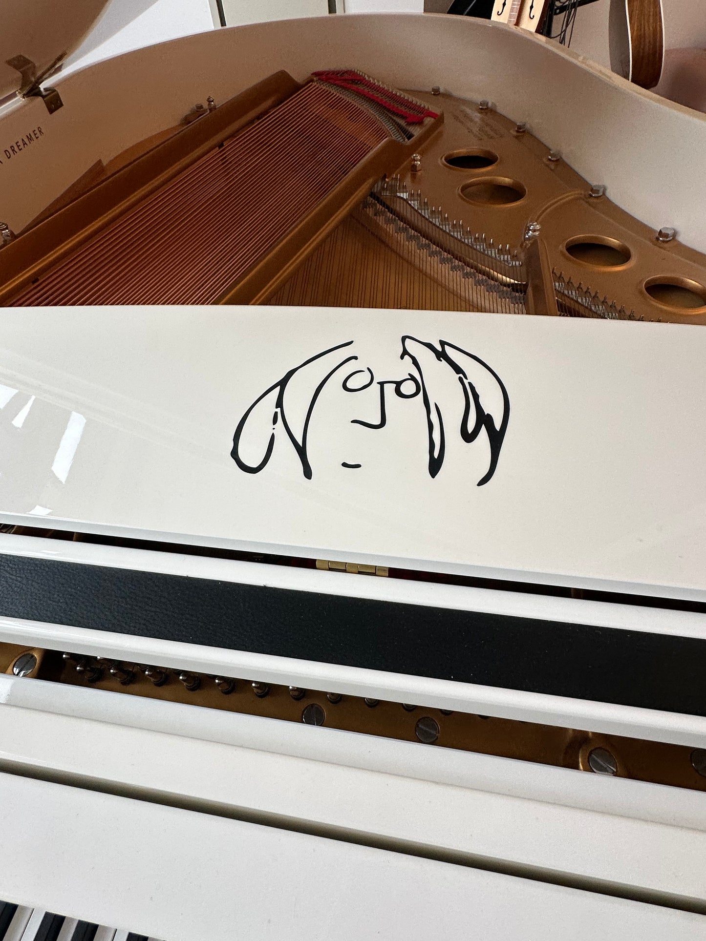 Rare John Lennon "Self Portrait" Steinway Model O | Purchased New in 2011