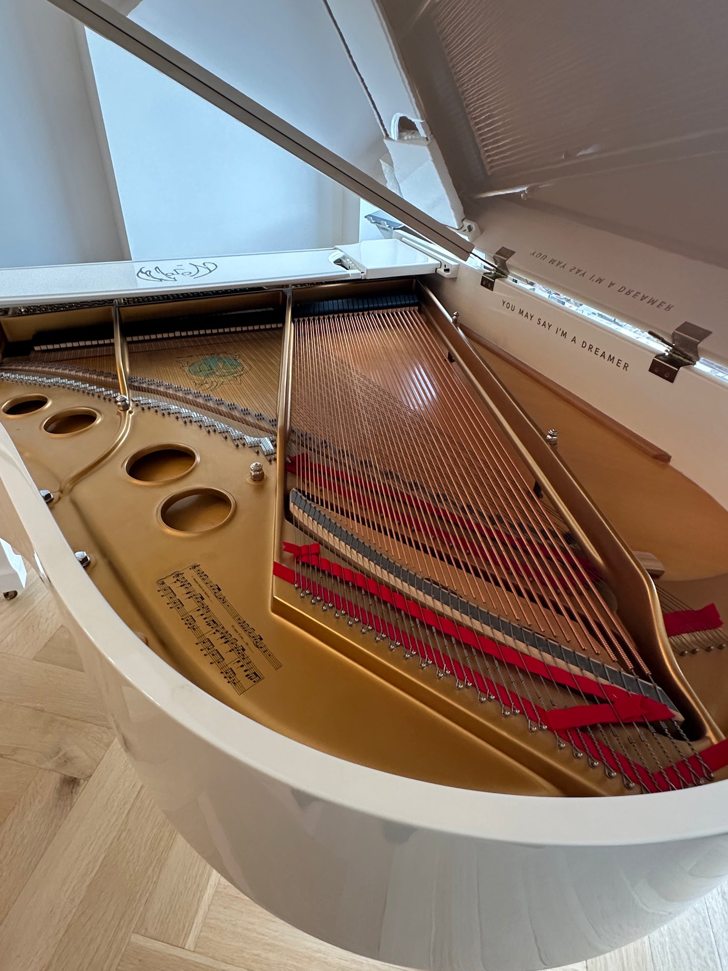 Rare John Lennon "Self Portrait" Steinway Model O | Purchased New in 2011