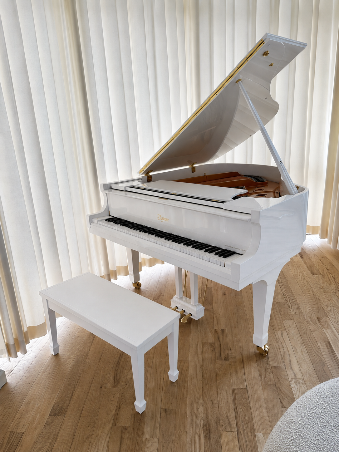 2021 Boston Grand GP-163 PE II | White High Polish
