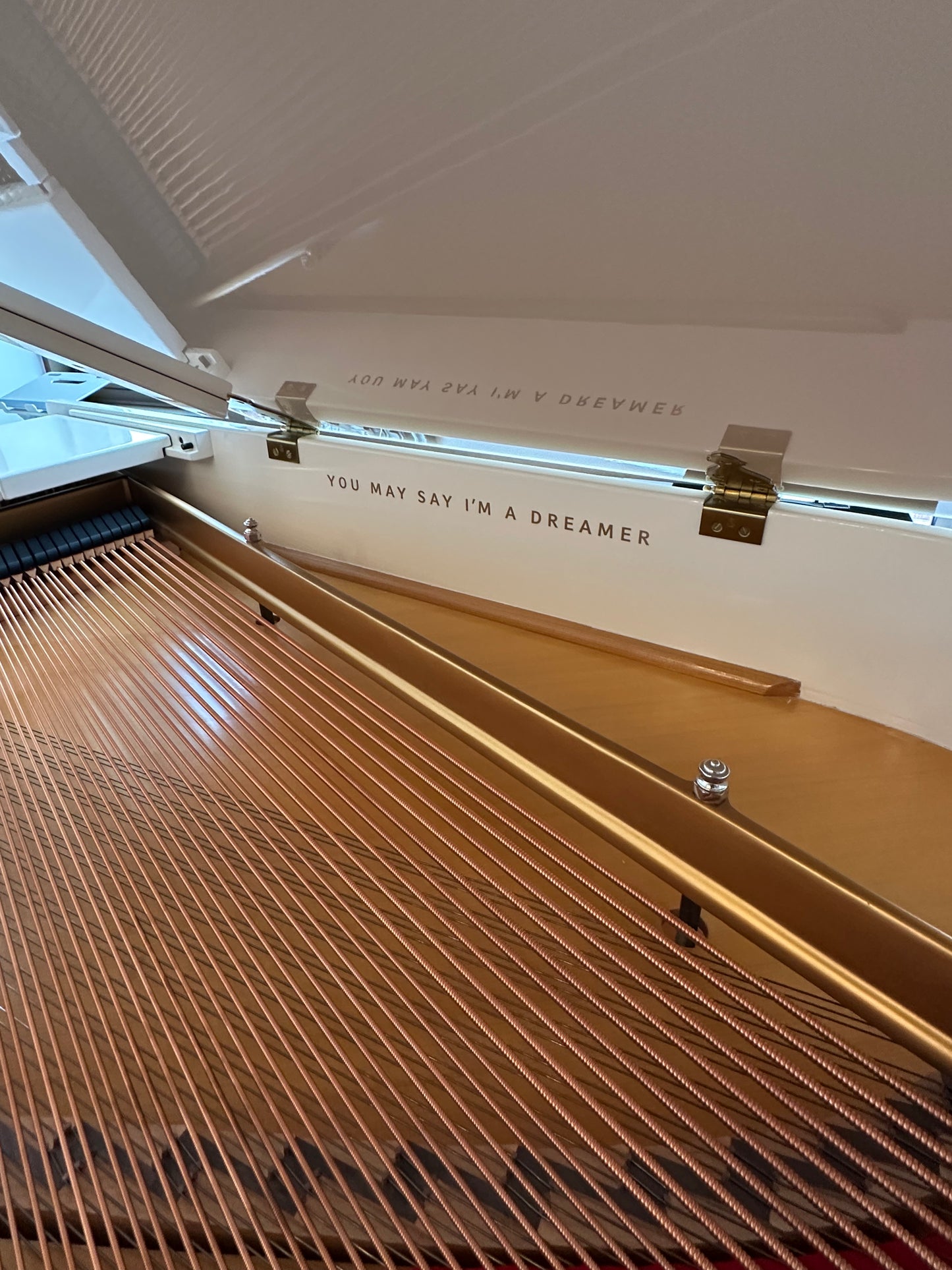 Rare John Lennon "Self Portrait" Steinway Model O | Purchased New in 2011