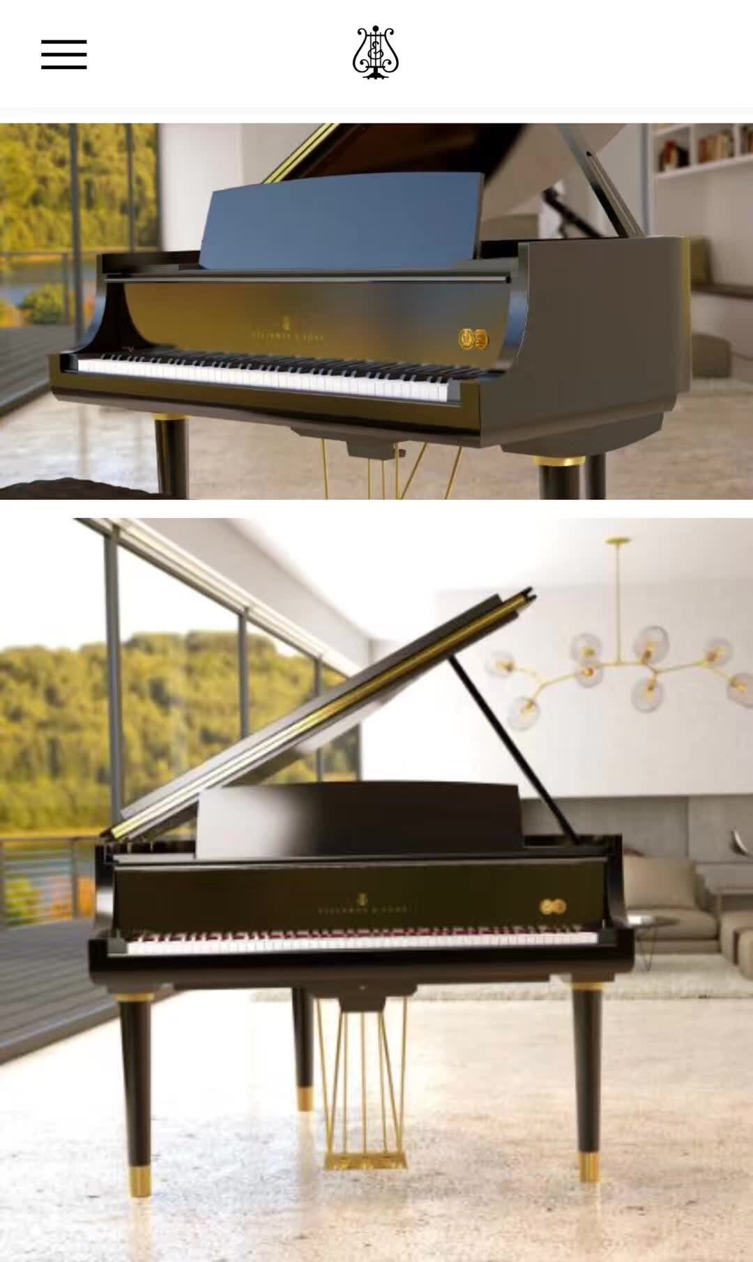 Steinway Teague Sketch 1111 Model M Grand Piano Special Edition | Ebony