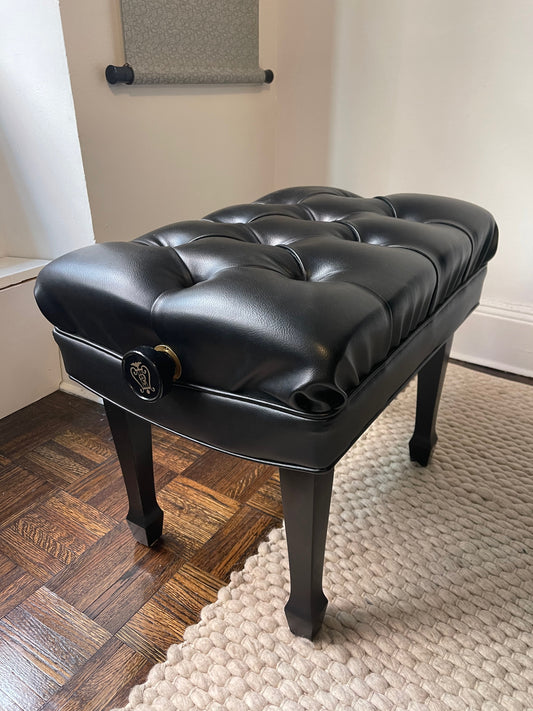 Steinway Piano Bench with Steinway Logo on Knobs | New