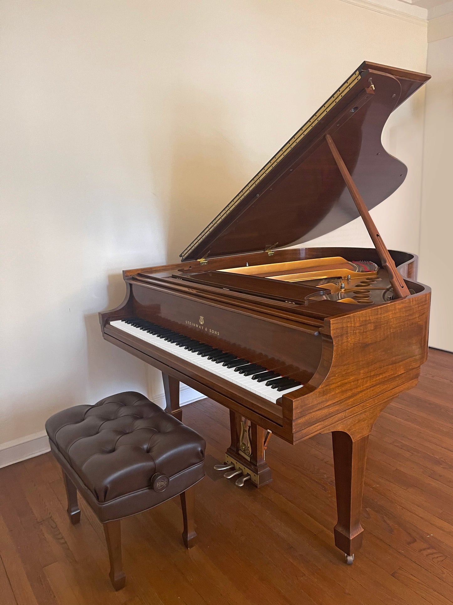 2000 Crown Jewel Steinway Grand Piano Model M | Walnut