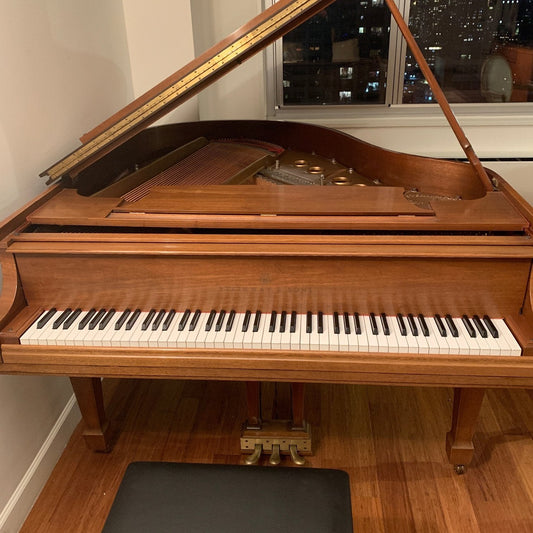 1988 Model S Steinway | NY | Light Tan Wood Grain Finish