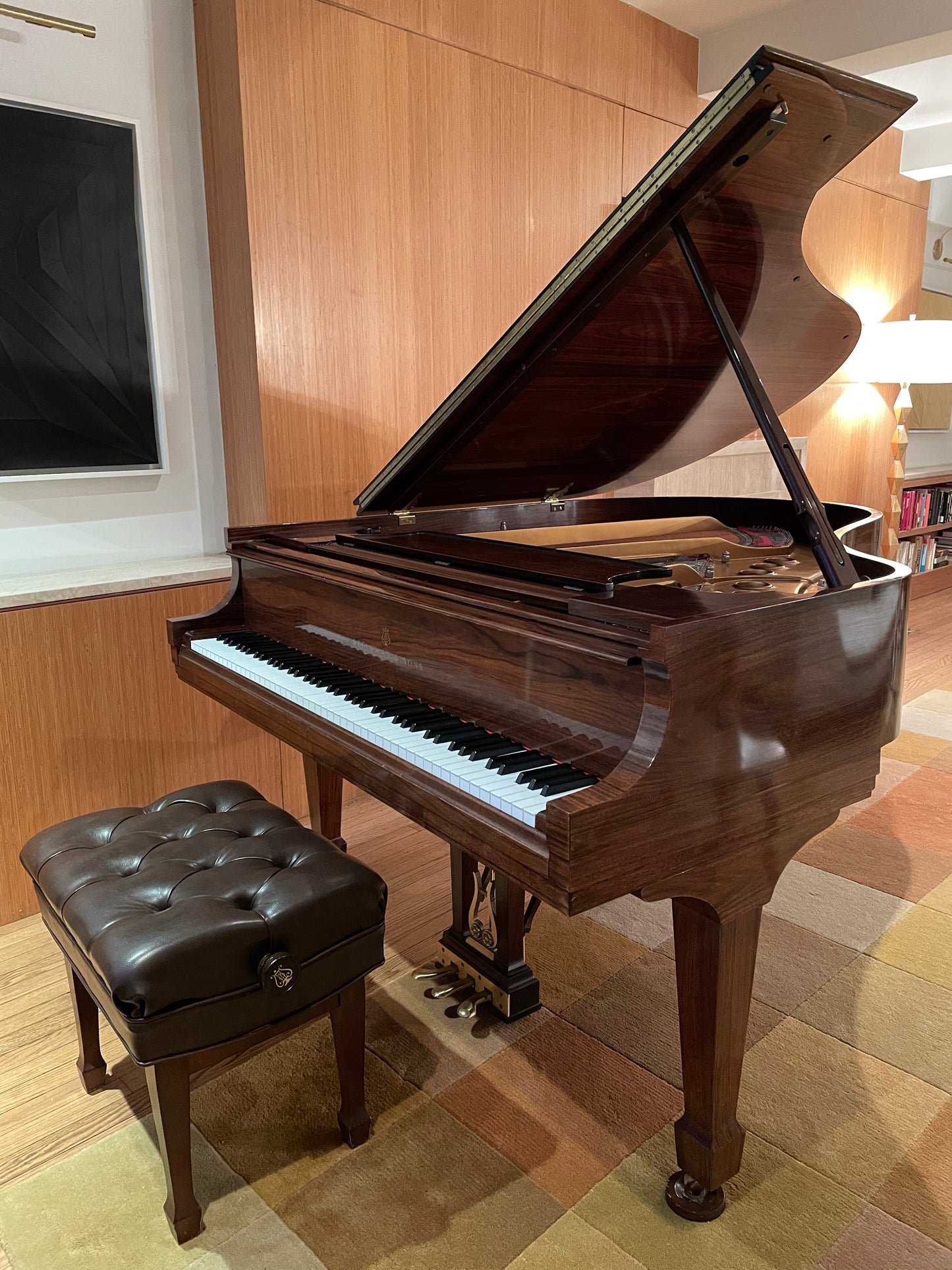 2007 Steinway Grand Piano Model M | Santos Rosewood