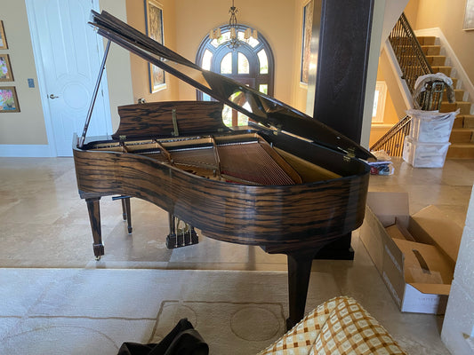 2003 Steinway Grand Piano Model L | Macassar Ebony