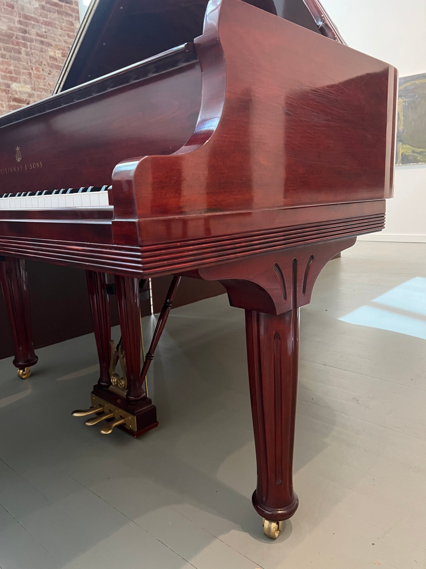 2003 Hepplewhite Steinway Grand Piano Model B | Premium Cherry