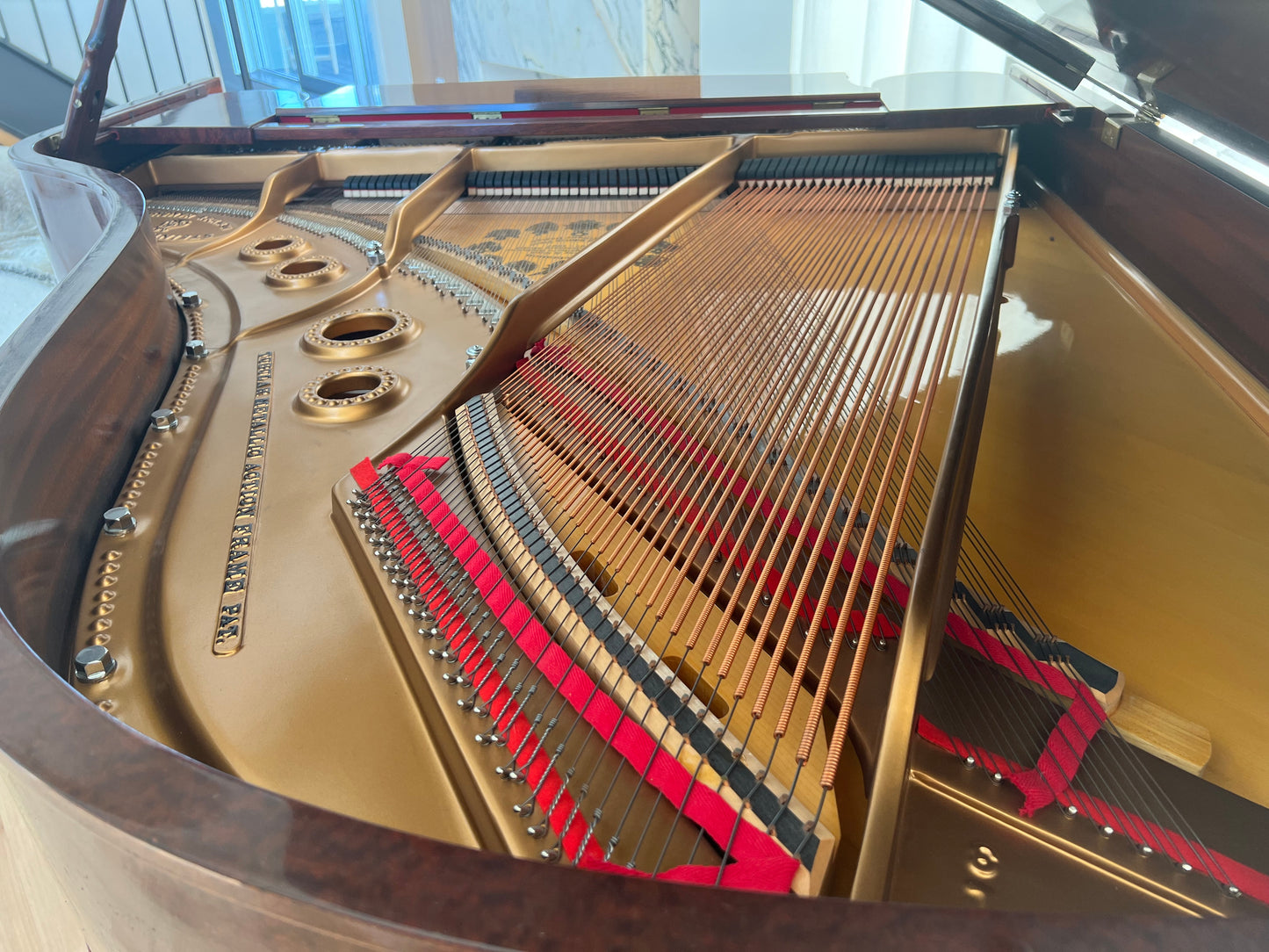 2000 Tiffany Steinway Limited Edition Grand Piano Model L | African Pommele