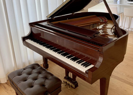 1990 Steinway Model M Grand Piano | Mahogany Crown Jewel