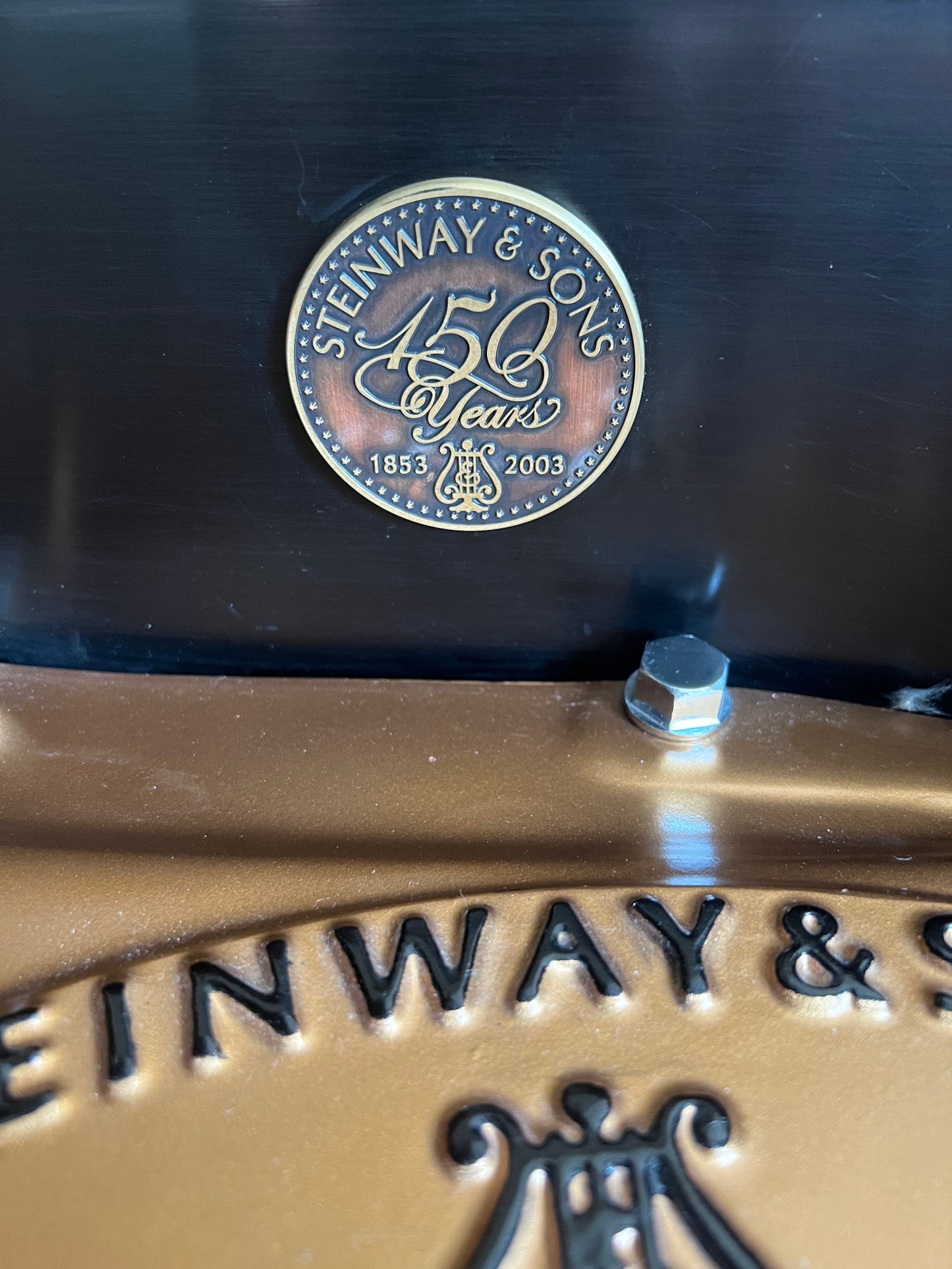 2003 Steinway Grand Piano Model L | 150th-Anniversary Limited Edition | Ebony