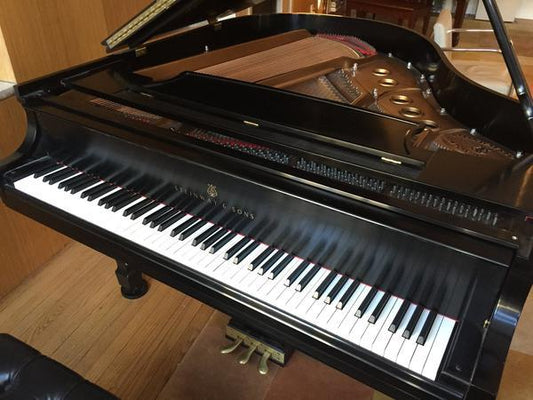 Steinway model S keys