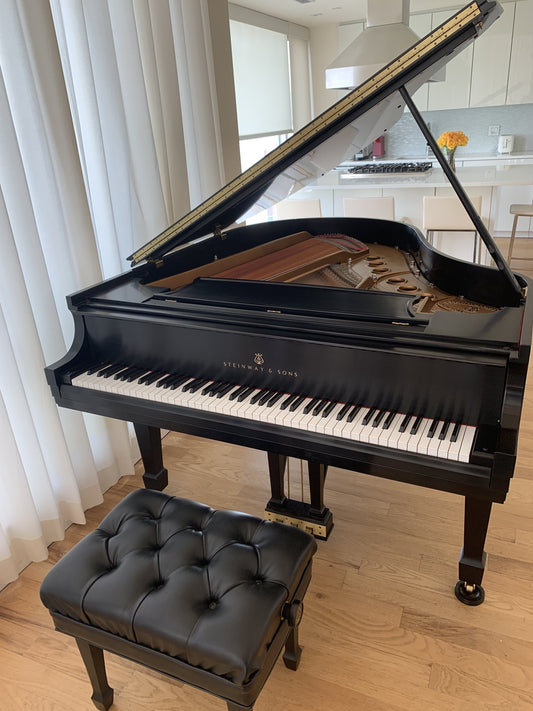 1990 Steinway Model M Ebony | One Owner Home | New York City