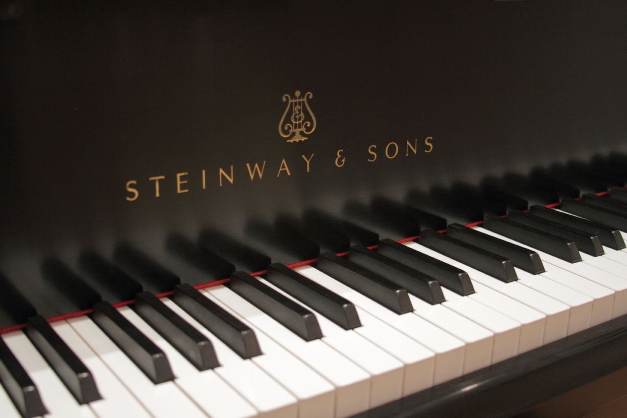 Model D Steinway Concert Grand Piano keyboard