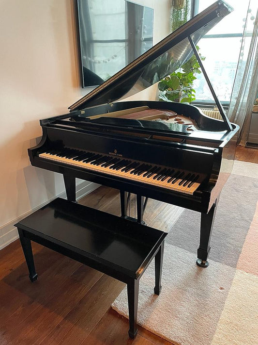 1963 Restored Steinway Grand Piano Model S with Steinway Parts | Ebony