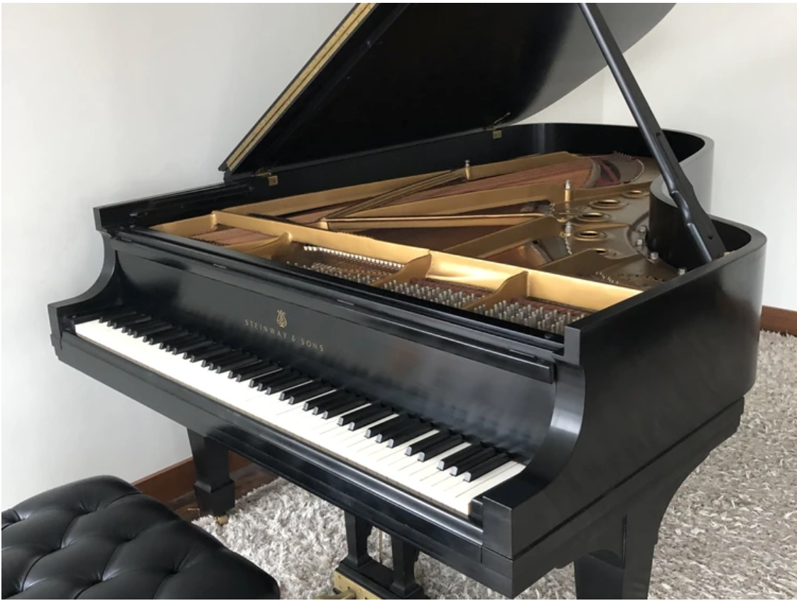 1989 Steinway Grand Piano Model B | Ebony