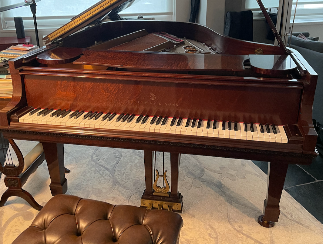 2001 Steinway Grand Piano Model L | Crown Jewel Collection | African Pommele