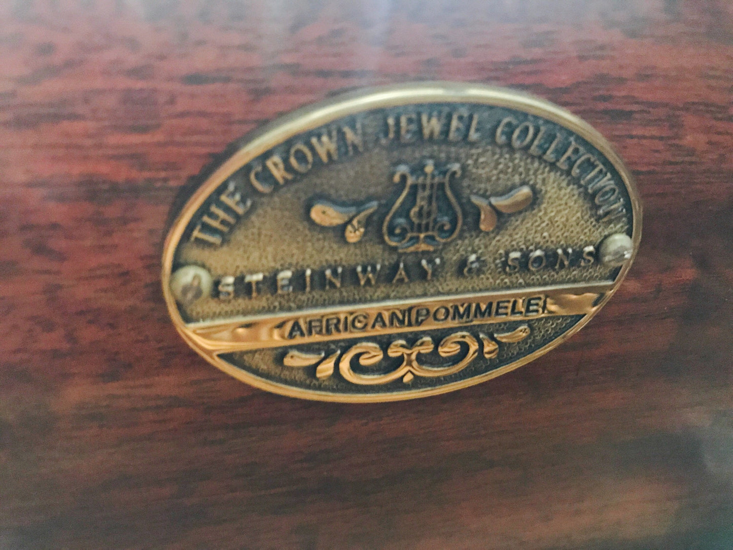 Steinway Model S Piano Crown Jewel African Pommele (Irvine, CA)
