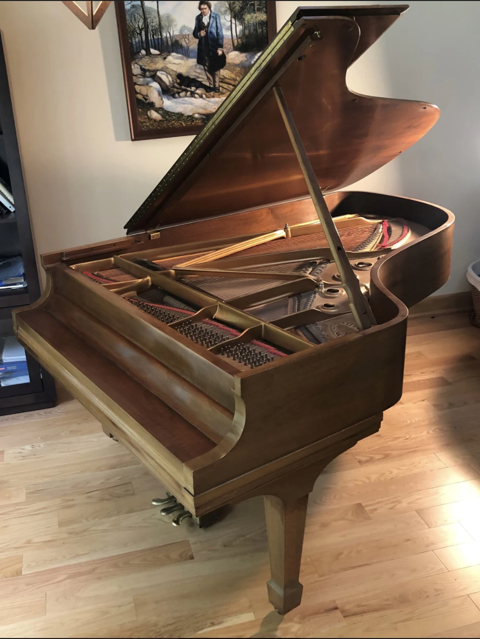 1990 Steinway Grand Piano Model B | Walnut