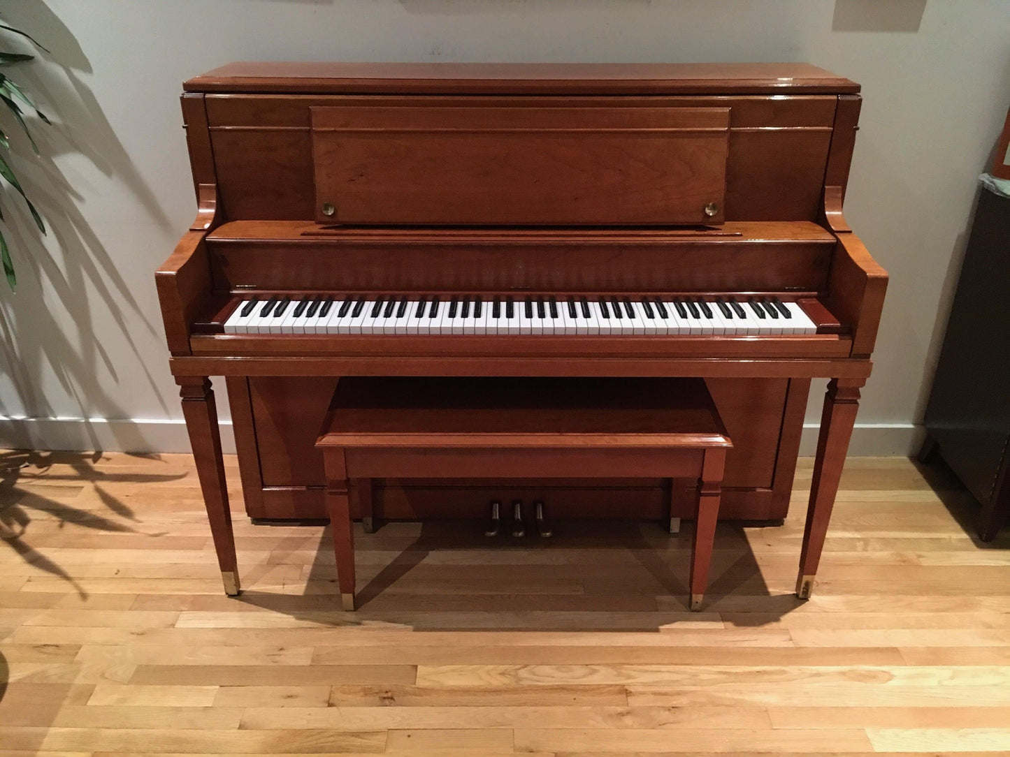 Steinway Model 4510 Sheraton Upright Piano | Walnut